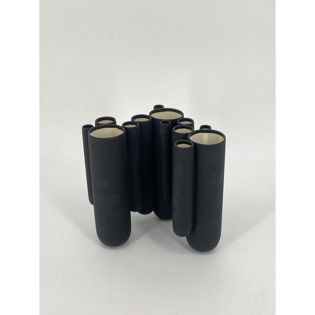 Cylindrical Vinyl Vase by Robert Bronwasser, Studio Smool for Goods, Netherlands For Sale - Image 15 of 15