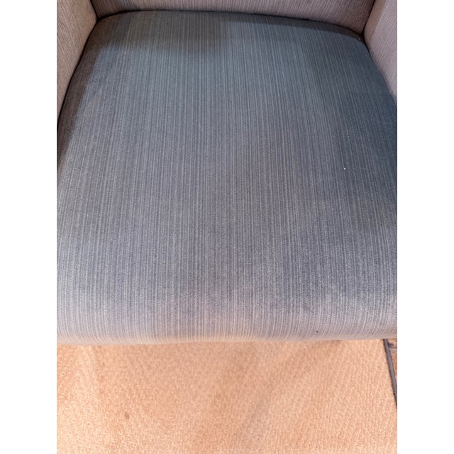 Textile Set of 2 Hickory Chair Captain's Dining Chairs For Sale - Image 7 of 18