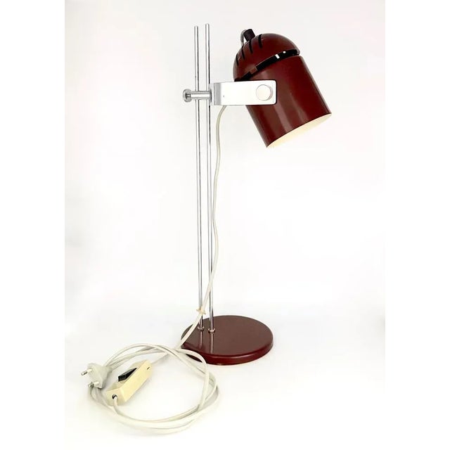 Mid-Century Table Lamp attributed to Stanislav Indra for Combi Lux, 1970s For Sale - Image 3 of 10