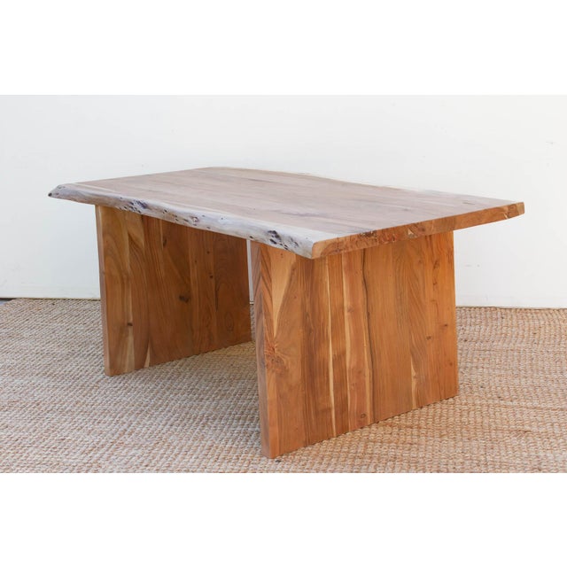 Monolith Natural 72" Live Edge Dining Table For Sale - Image 9 of 10