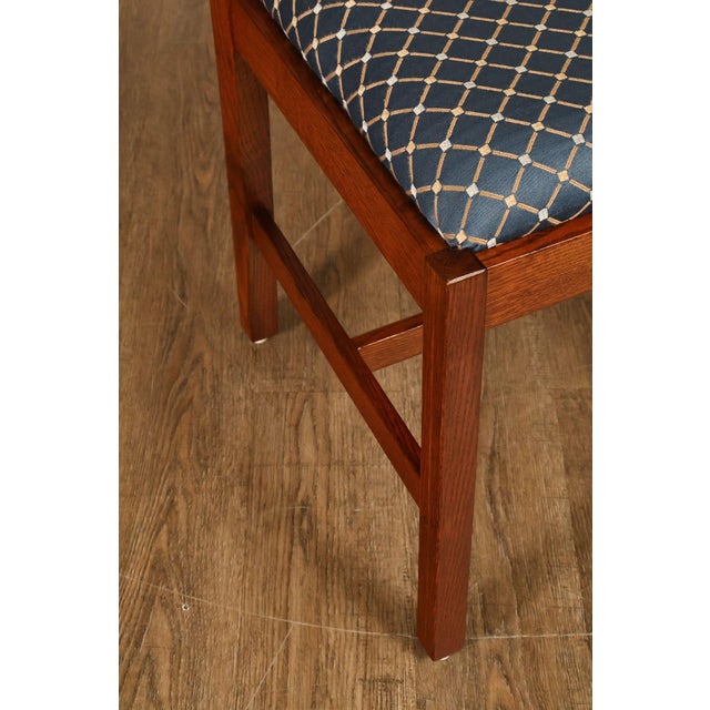 Stickley Mission Collection Set Of Eight Dining Chairs For Sale - Image 12 of 18