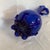 Mediterranean Vintage Handblown Cobalt Glass Pitcher With Handle in Swirl Design For Sale - Image 3 of 9