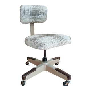 1950s Vintage Industrial Desk Chair For Sale