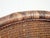 Brown Share Vintage Mid Century Wicker Barrel Back Side Chair For Sale - Image 8 of 14