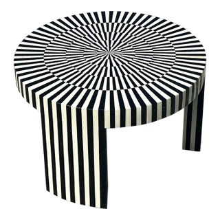 Vintage Bone Inlay Coffee Table For Sale