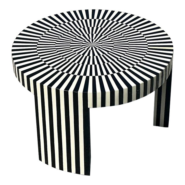 Vintage Bone Inlay Coffee Table For Sale