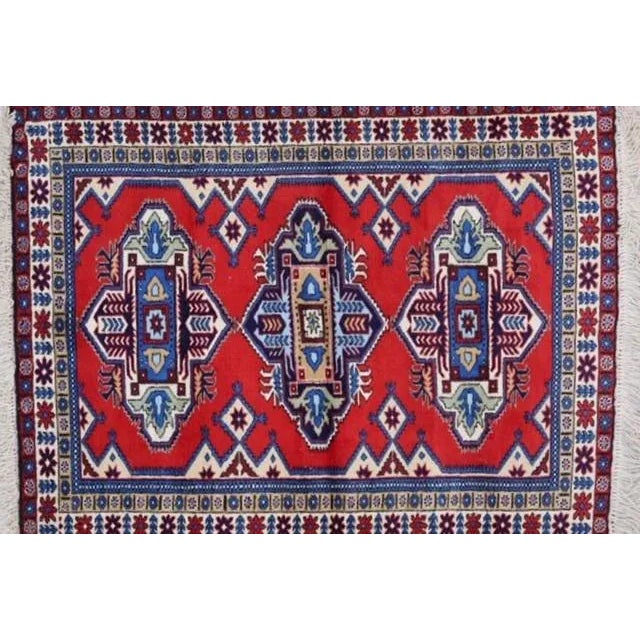 Wool on wool pile genuine hand made North west Persian Ardebil rug-