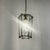 Mid-Century Brass and Beveled Glass Lantern Pendant Light in the style of Adolf Loos, Italy, 1970s, in Very Good...