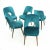 Dining Chairs in Velvet by Oswald Haerdtl for Ton, Czechoslovakia, 1950s, Set of 5 For Sale - Image 13 of 15