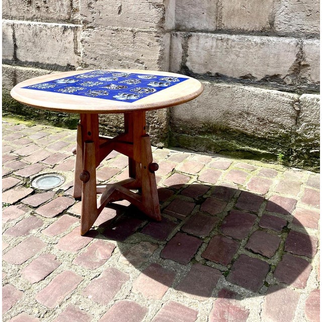 Wood Modular Ladislas Coffee Table by Guillerme and Chambron For Sale - Image 7 of 11