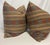 Transitional Mulberry "Inveraray" in Russet/Teal 22" Pillows-a Pair For Sale - Image 3 of 3