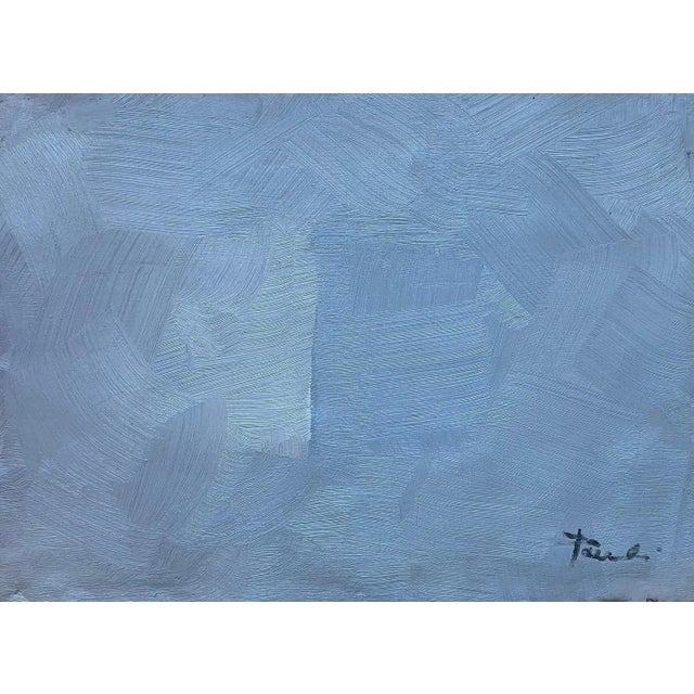 White Gilbert Pauli, Grey/Blue Shade, Oil on Canvas, 2005 For Sale - Image 8 of 8