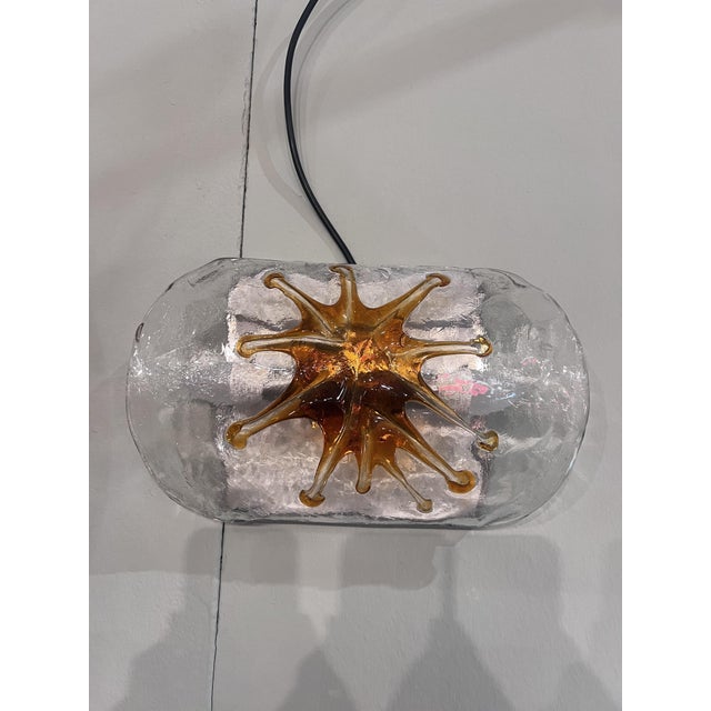 1970s Murano Glass Wall Lamps, 1970s, Set of 2 For Sale - Image 5 of 6