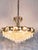 1970s Brass and Lead Crystal Six-Light Chandelier from Joska Bodenmais, 1970s For Sale - Image 5 of 9