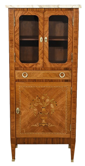 Louis XVI Style Showcase, Late 19th Century