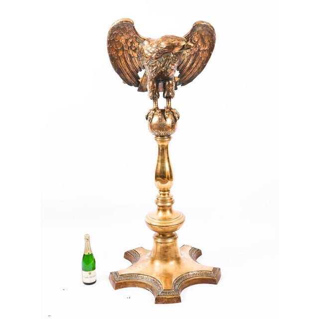 Antique Scottish Ecclesiastical Brass Eagle Lectern, 1890s For Sale - Image 18 of 18