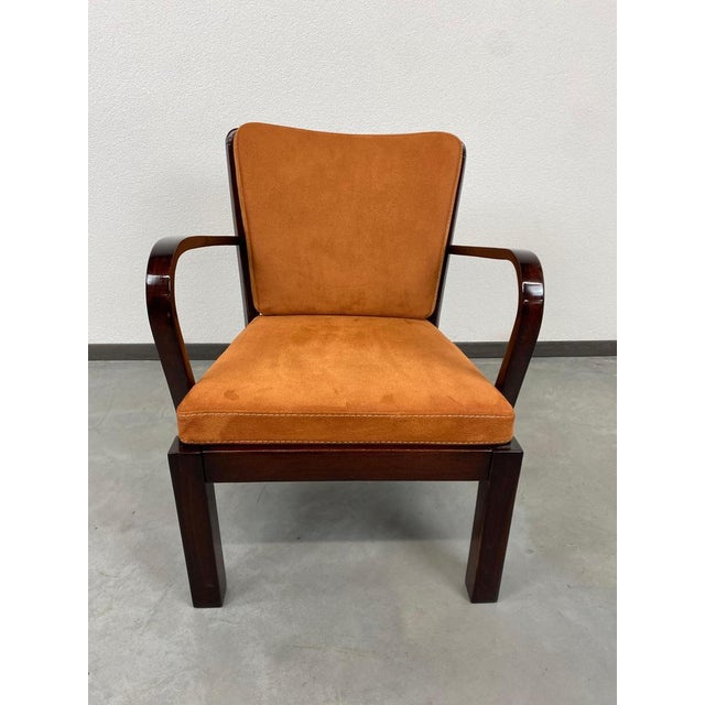 Brown Armchairs from Thonet Mundus, 1930s, Set of 2 For Sale - Image 8 of 13