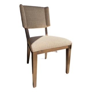 Four Hands Llc. Taupe & Birch Wood Dining Chair For Sale