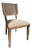 Four Hands Llc. Taupe & Birch Wood Dining Chair For Sale