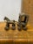 Early 20th Century Early 20th Century Hindu Bronze Temple Horse and Chariot Statue Toy on Wheels For Sale - Image 5 of 6