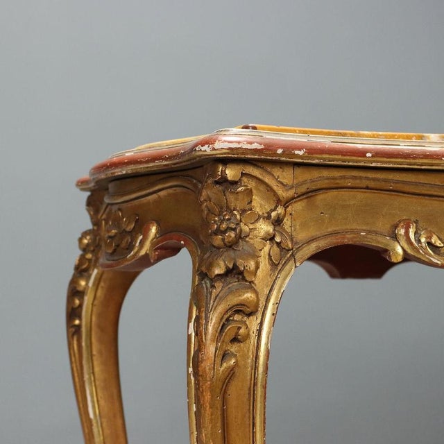 Baroque Style Coffee Table in Carved Wood For Sale - Image 3 of 9