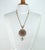 Goldette Amethyst Glass Intaglio Pendant Necklace, 1960's For Sale - Image 12 of 12