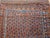 19th Century Turkmen Yomut Area Rug in Allover Geometric Pattern in Dark Red, Brown, French Blue For Sale - Image 14 of 18