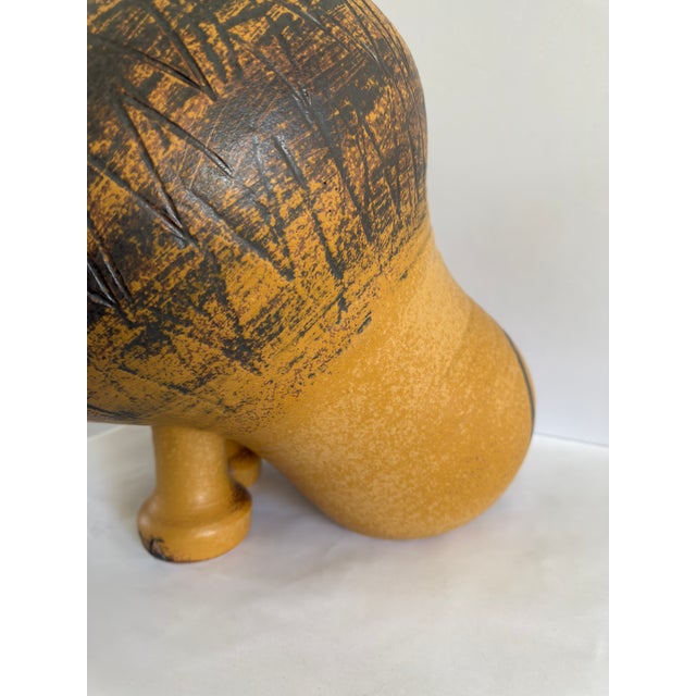 Tan Lisa Larson “Lion Maxi” for Gustavsberg, 38 Cm For Sale - Image 8 of 10