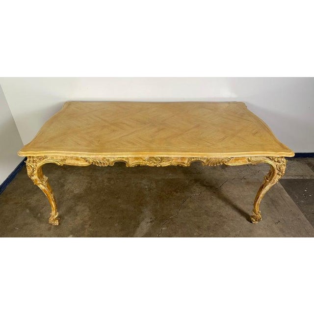 French Provincial Style Dining Table C. 1930's For Sale - Image 12 of 13