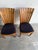 Mid 20th Century Set of 4 Mid Century Teak Dining Chairs by Benny Linden Sculptural Slat Back For Sale - Image 5 of 10