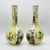 Rococo Large 19th Century Hand-Painted Yellow Ground Watteau Porcelain Vases from Dresden, Set of 2 For Sale - Image 3 of 14