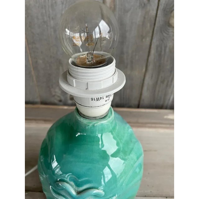 Ceramic Table Lamp, 1980s For Sale - Image 4 of 7