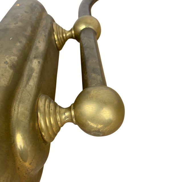 Goldenrod Art Deco Holophane Cut Glass and Brass Wall Lamps, 1970s, Set of 2 For Sale - Image 8 of 18