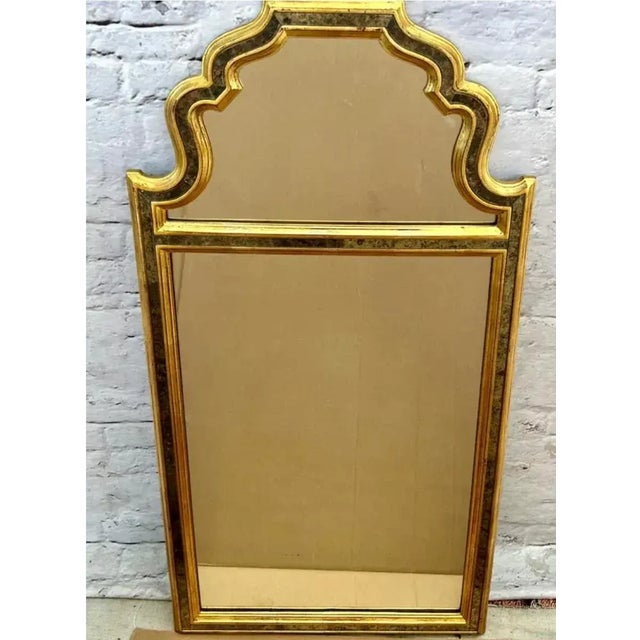 Wood La Barge Giltwood Wall Mirror For Sale - Image 7 of 8
