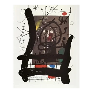 1965 Joan Miro Original Lithograph Dm10151 Derriere Le Miroir