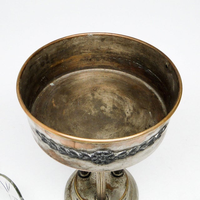 Art Nouveau Column Platter from Elw, Poland, 1900s For Sale - Image 14 of 17