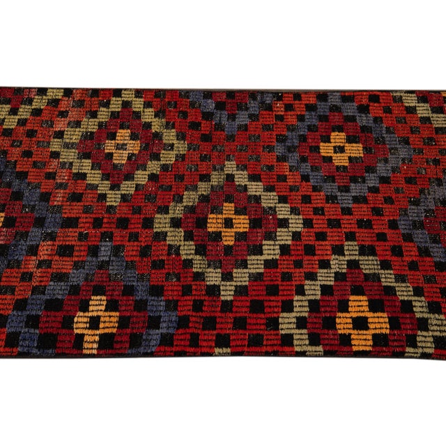 Mid-20th Century Vintage Sumakh Runner Rug 3 X 9 For Sale In New York - Image 6 of 13