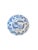 Beautiful Vintage Hand-Painted Blue and White Chinoiserie Ruffle Bowl With Island Pagoda Scene. This delicate bowl with a...