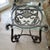 Mediterranean Thomasville Grand Scale 52" Round Forged Iron Coffee Table and Matching Two Side Tables For Sale - Image 3 of 5