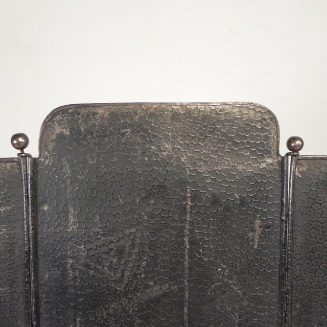 Art Deco Room Divider in Steel with Brass Details, 1930s For Sale - Image 17 of 18