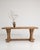 Tan Brutalist Oak Dining Table For Sale - Image 8 of 13
