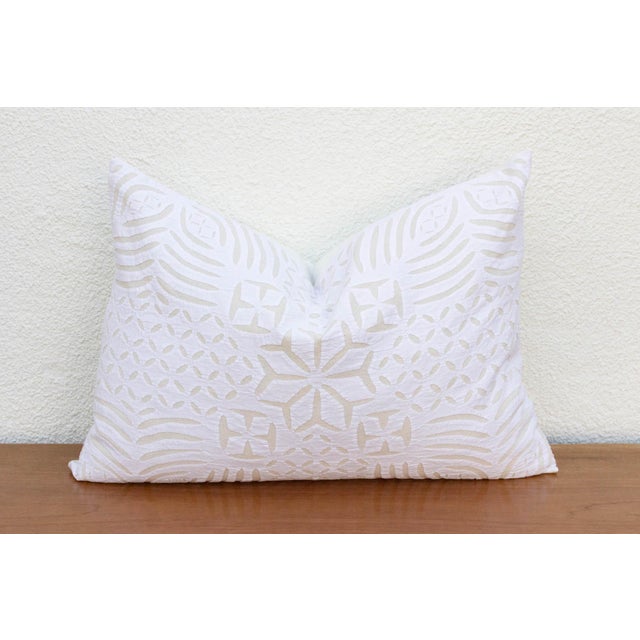Indian Joysri Applique Pillow Cover For Sale - Image 3 of 7