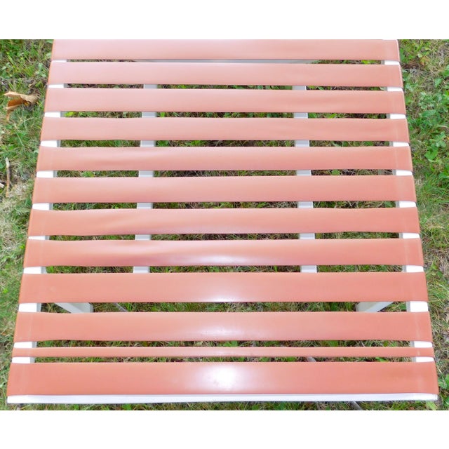 Metal Vintage Brown Jordan Regent II Chaise Lounge | Mid-Century Modern Aluminum Patio Recliner For Sale - Image 7 of 18