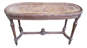 Louis XVI Cane Piano Bench