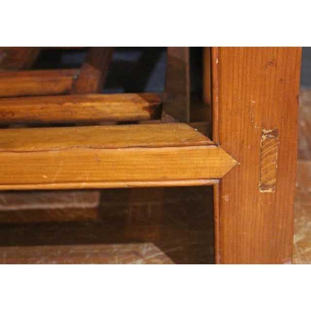 Brown Qing Dynasty Chinese Console Table For Sale - Image 8 of 13