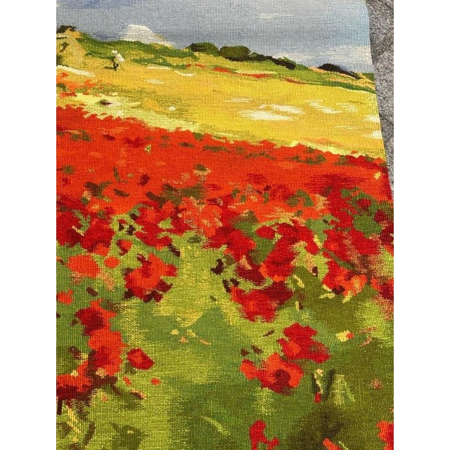 Vintage Aubusson tapestry wall hanging inspired by the artwork of William Blair Bruce, woven at the Art weaving workshops...