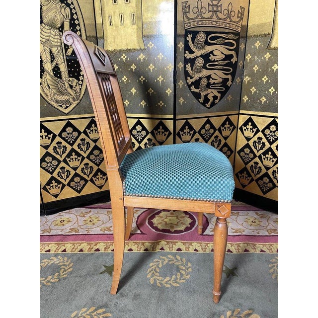 Louis Xvi Chairs, Set of 7 For Sale - Image 9 of 10