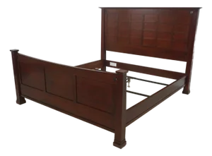 Stickley King Size Model 8747 Cherry Panel Bed