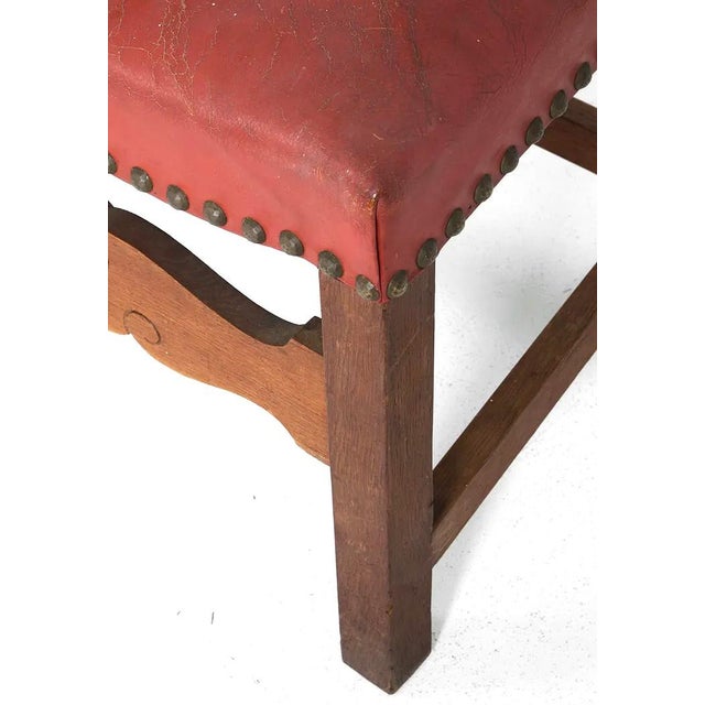 1950s Set 8 Danish Mid Century Old School Dining Chairs For Sale In New York - Image 6 of 10