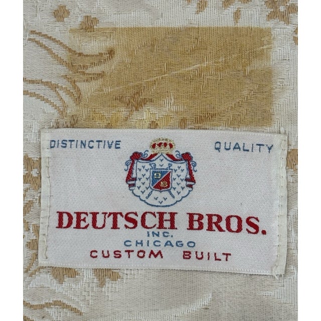 Wood Vintage French Louis XV–Style Carved Sofa Carved Solid Wood Frame For Sale - Image 7 of 9